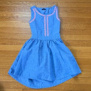 Tommy Hilfiger Blue Dress with Pink Trim